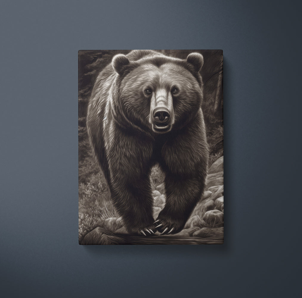 Black Bear - Canvas