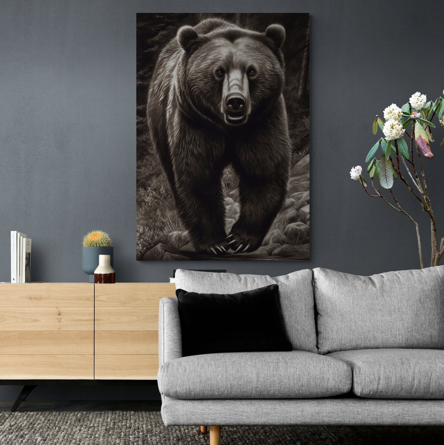 Black Bear - Canvas