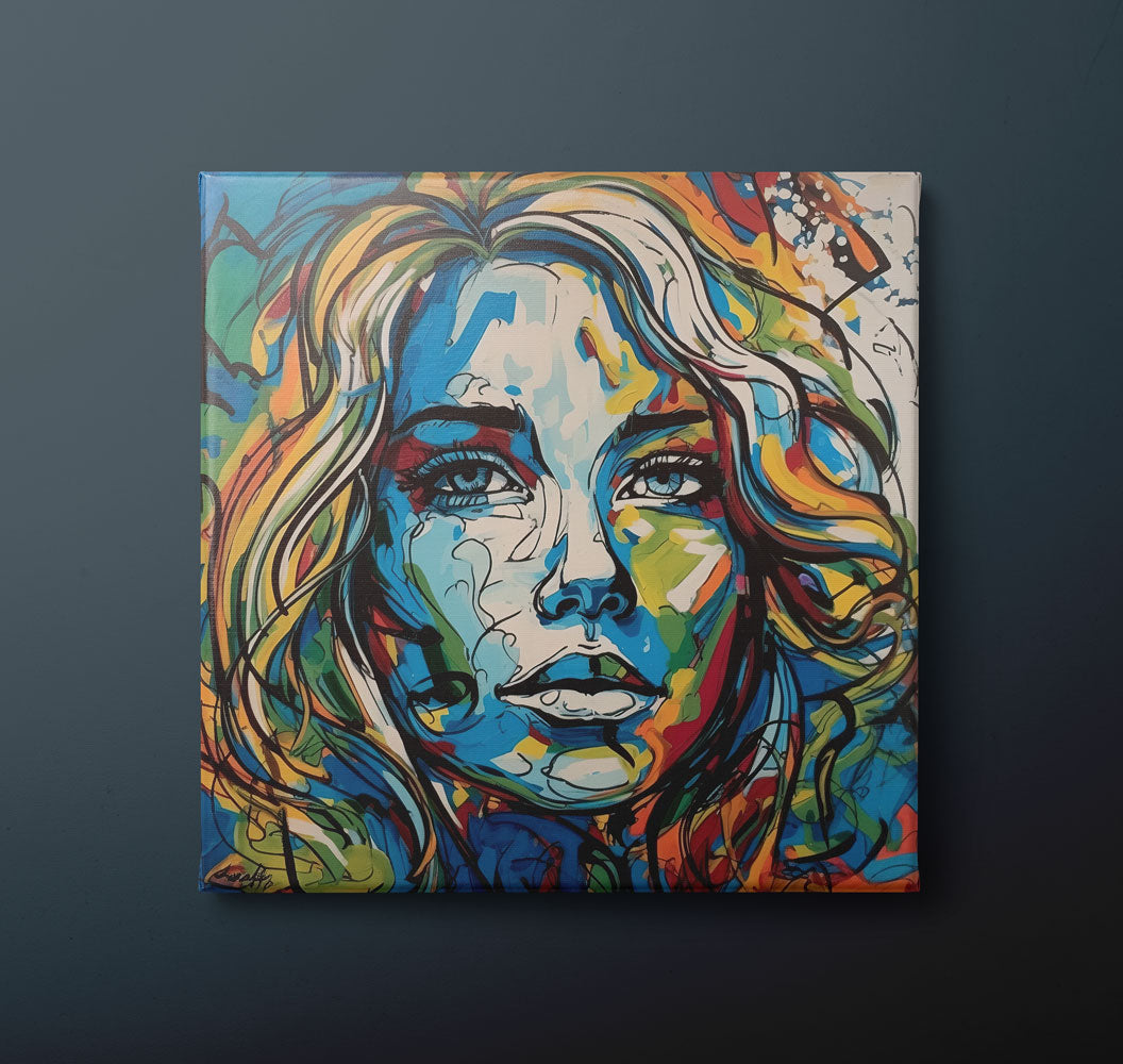 Blue Blonde - Canvas