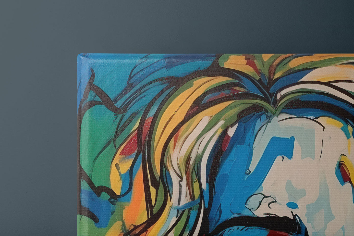 Blue Blonde - Canvas