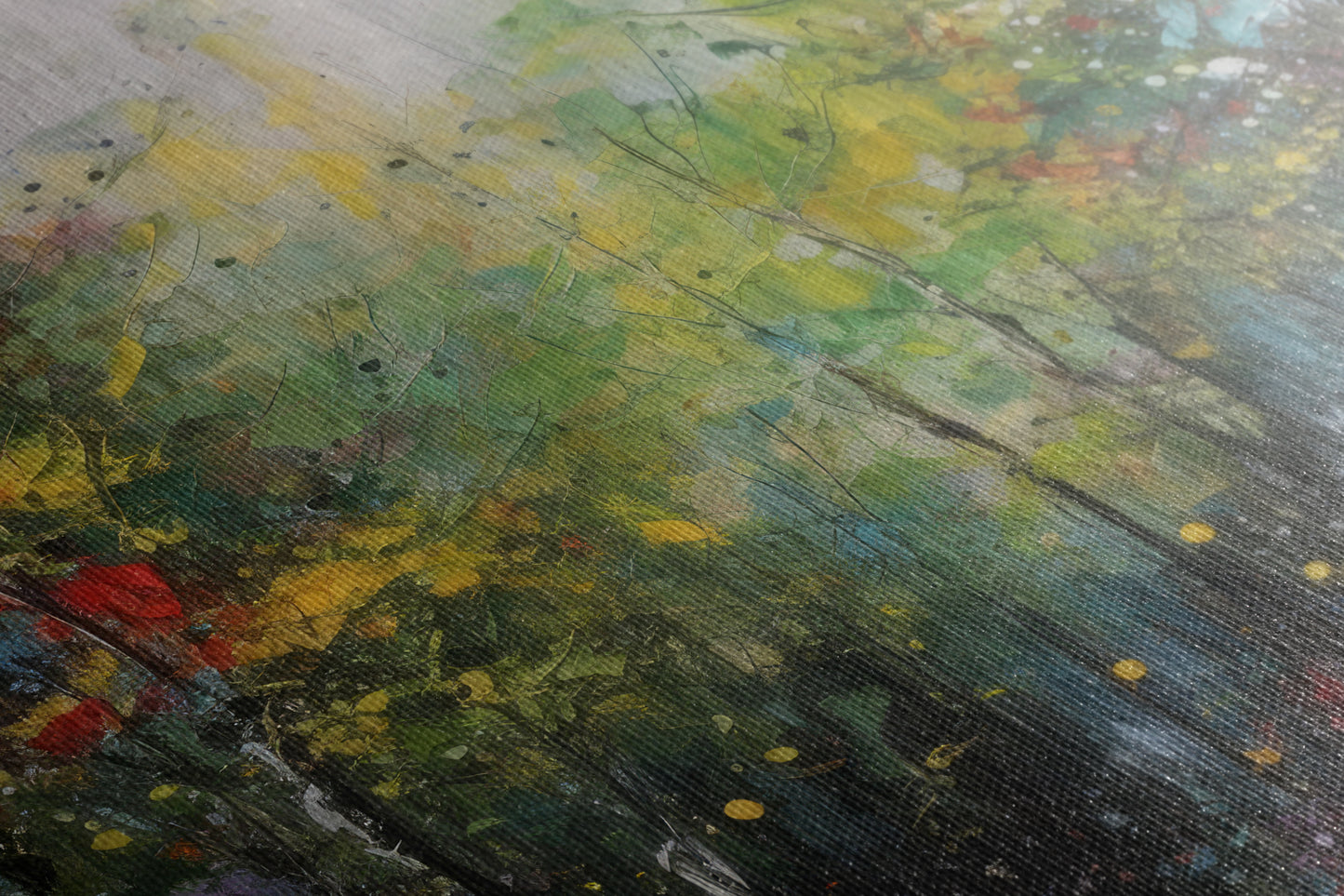 Burning Forest - Canvas