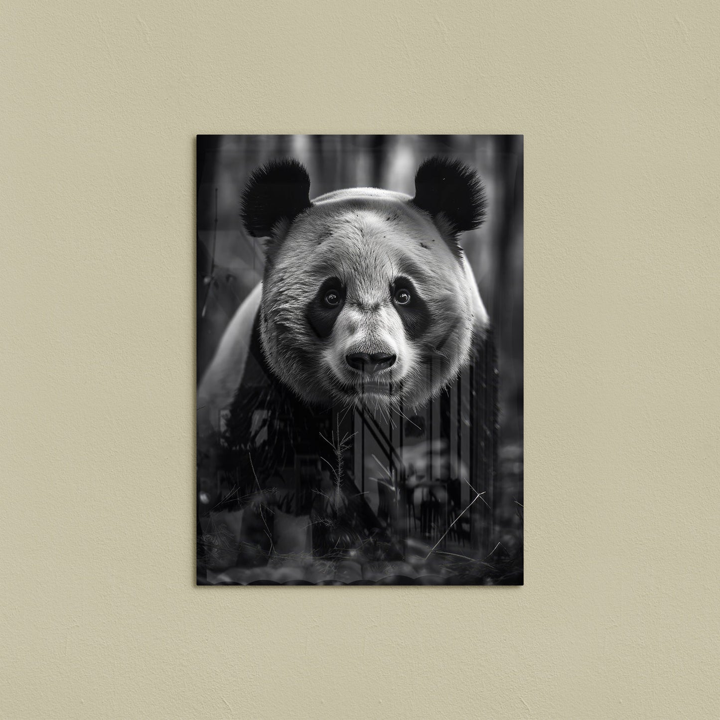 Soy un panda - Acrílico