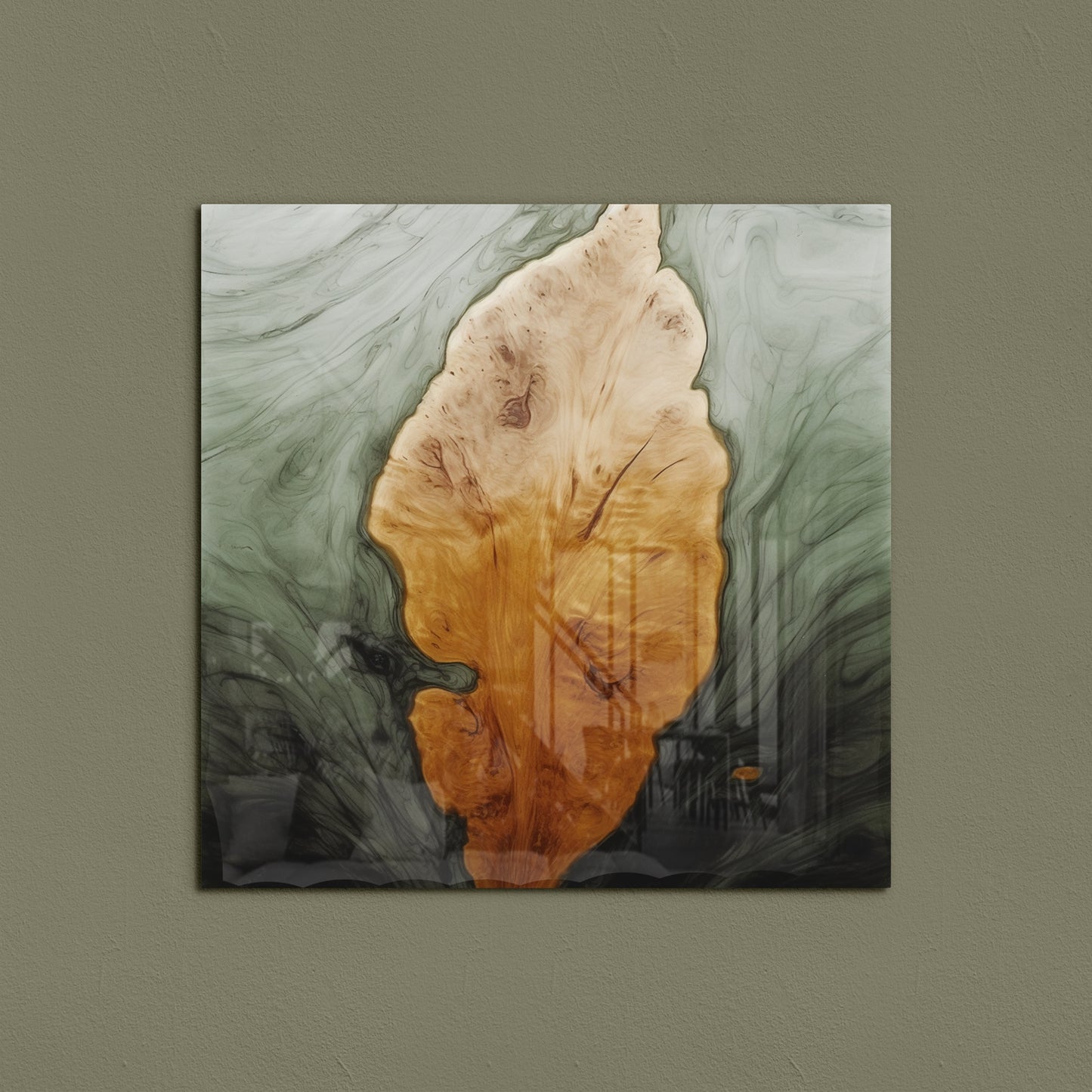 Hoja de vida - Acrílico