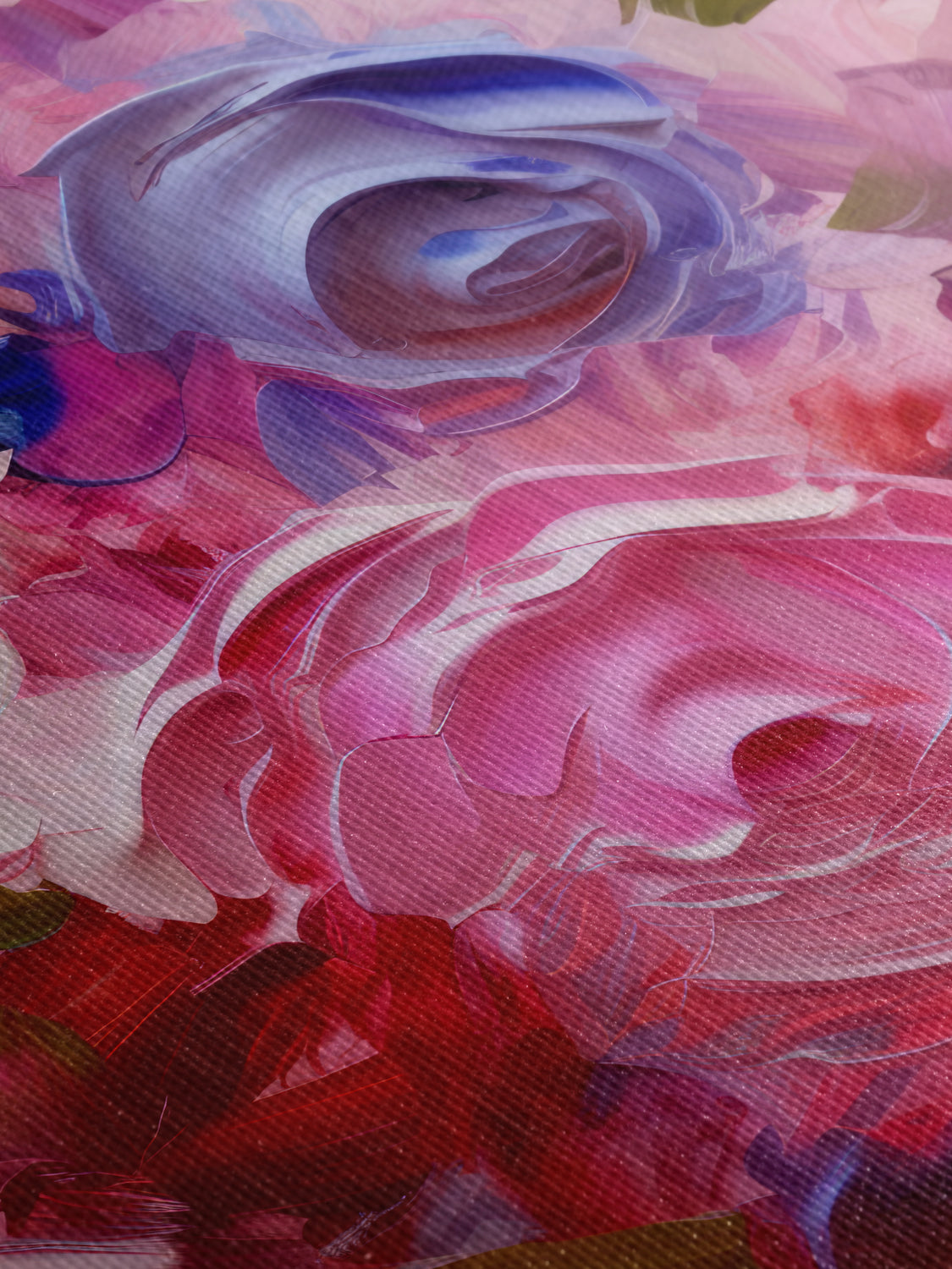 Roses in Violet - Canvas
