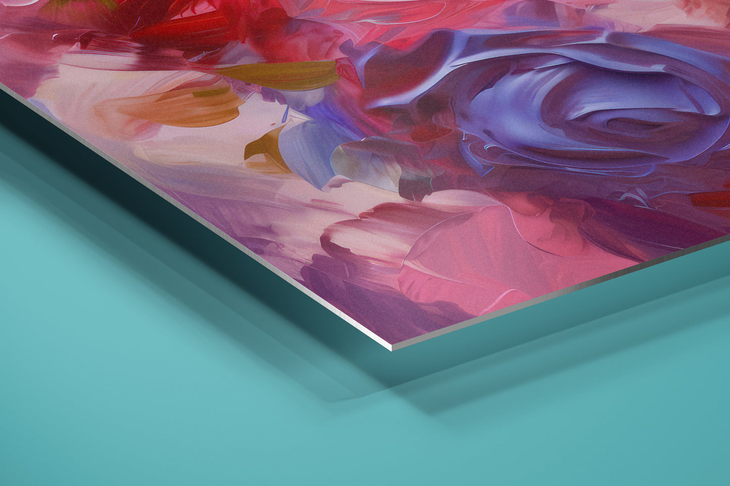 Roses in Violet - Aluminum