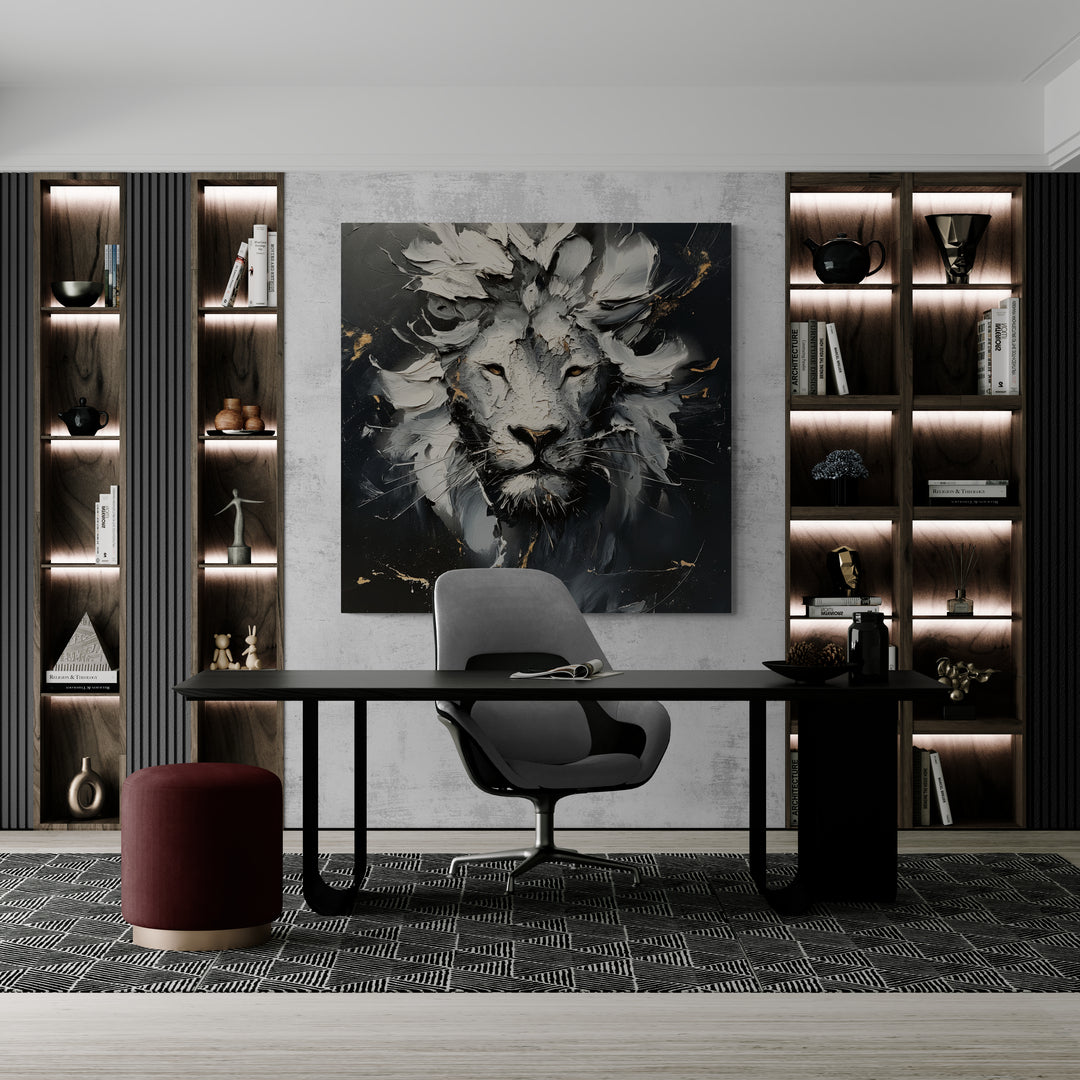 White Lion - Canvas