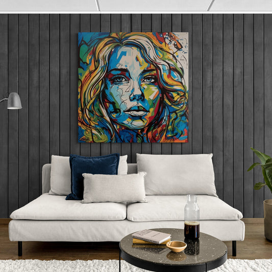 Blue Blonde - Canvas