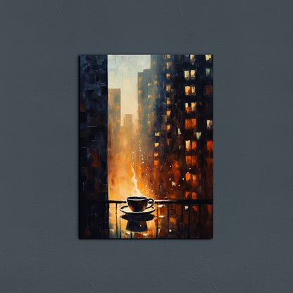 Café y Lluvia - Aluminio