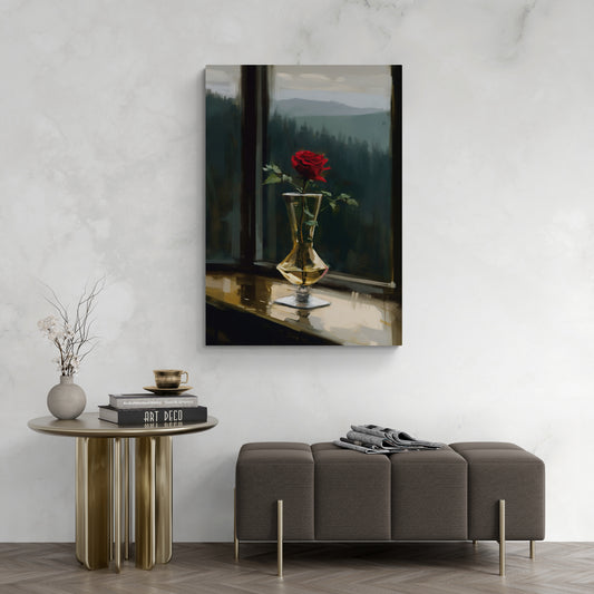 Lonely Rose - Canvas