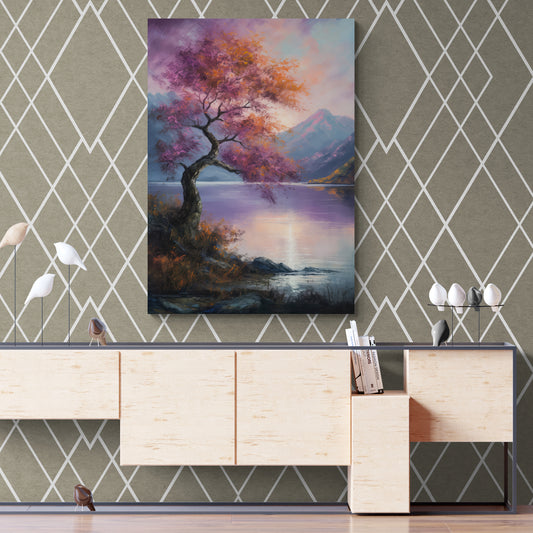 Purple Lake - Canvas