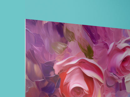 Rosas en Violeta - Aluminio