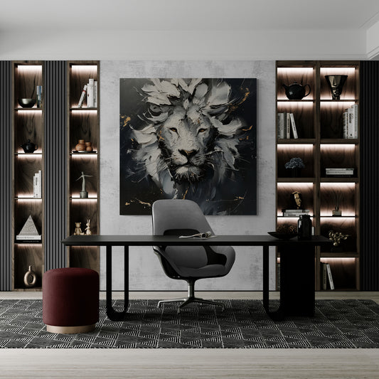White Lion - Canvas