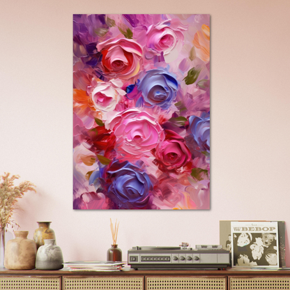 Rosas en Violeta - Aluminio
