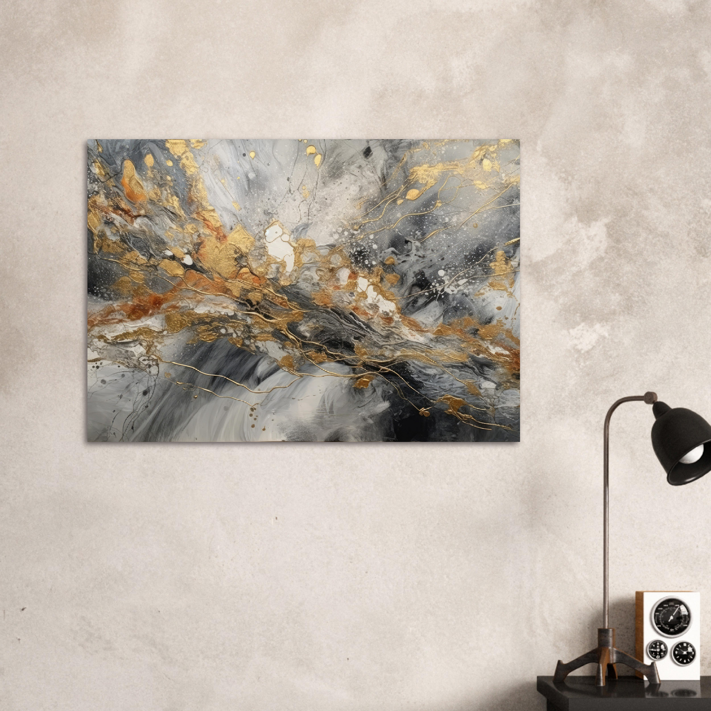 Spattered Marble - Aluminum